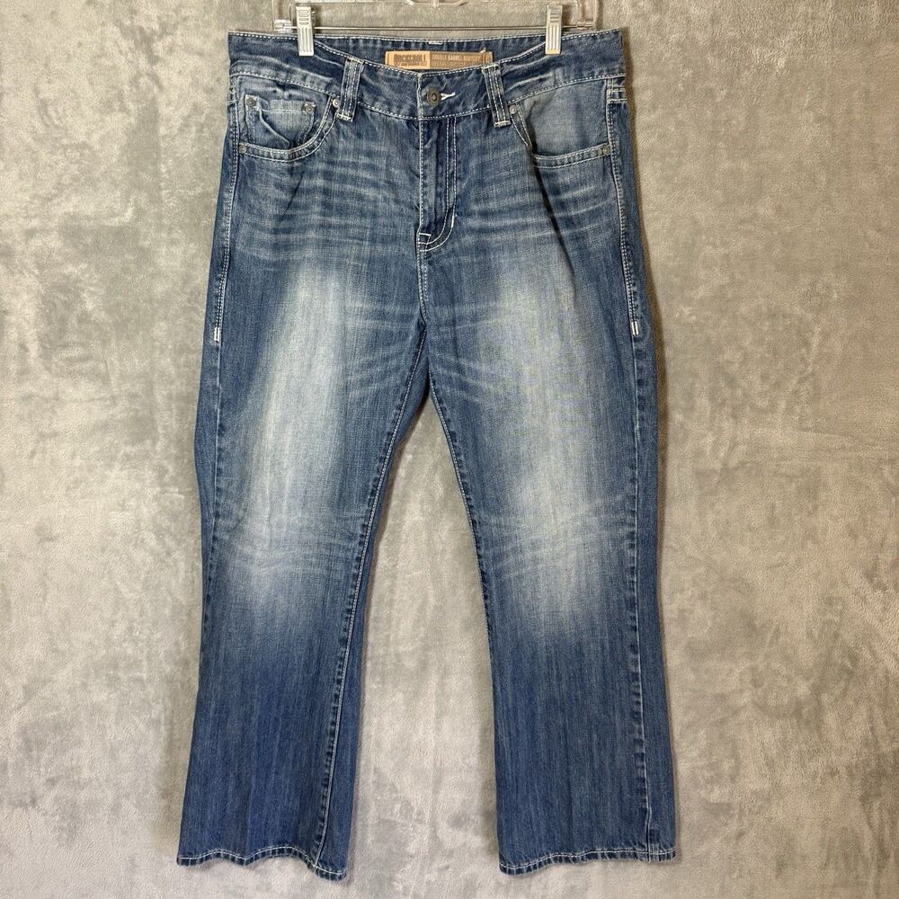Rock & Roll Cowboy Men Jeans 34x30 (*34x28) Double Barrel Relaxed Bootcut Leg